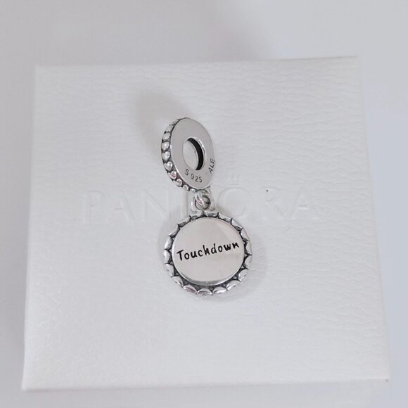 Pandora Football Dangle Charm, Mixed Enamel S925 Sliver Charm Bracelete Pendant - Picture 4 of 8